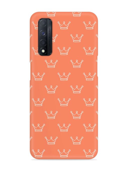 Hand Drawn Crown Snap Case for Realme Narzo 30 (4G) Edge Zapvi