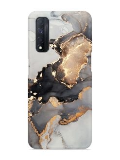 Luxury Abstract Fluid Snap Case for Realme Narzo 30 (4G)