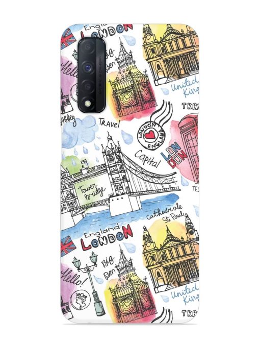 Vector London Landmark Snap Case for Realme Narzo 30 (4G) Edge Zapvi