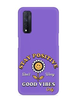Retro Positive Flower Snap Case for Realme Narzo 30 (4G)