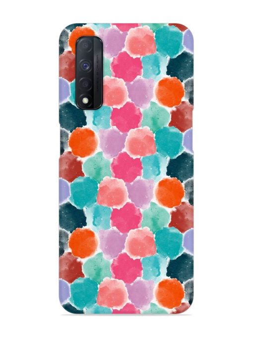 Colorful Seamless Pattern Snap Case for Realme Narzo 30 (4G) Edge Zapvi