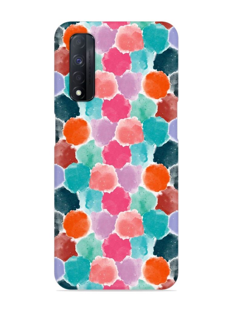 Colorful Seamless Pattern Snap Case for Realme Narzo 30 (4G)