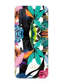 Floral Pattern Bright Snap Case for Realme Narzo 30 (4G)