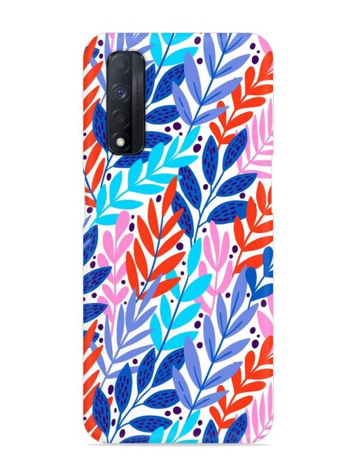 Bright Floral Tropical Snap Case for Realme Narzo 30 (4G) Edge Zapvi