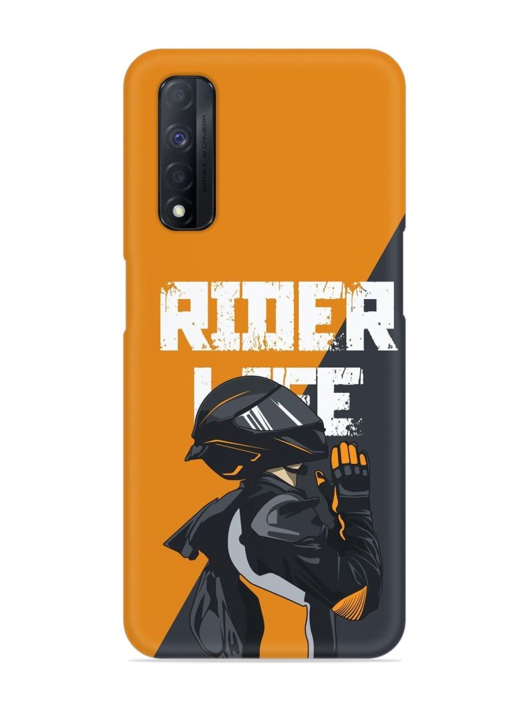 Rider Life Snap Case for Realme Narzo 30 (4G)