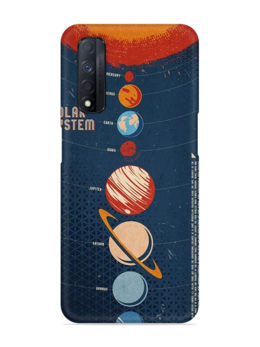 Solar System Vector Snap Case for Realme Narzo 30 (4G) Edge Zapvi