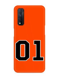 01 Number Snap Case for Realme Narzo 30 (4G)