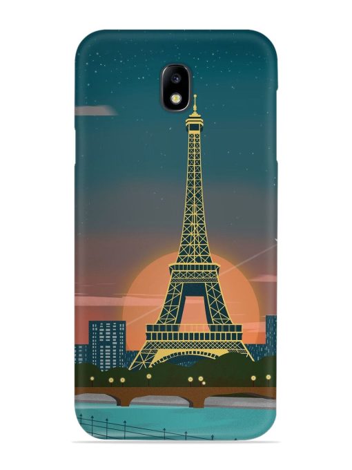 Scenery Architecture France Paris Snap Case for Samsung Galaxy J7 (2017) Edge Zapvi