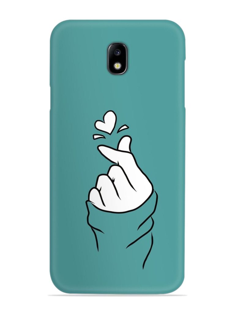 Korean Heart Sign Art Snap Case for Samsung Galaxy J7 (2017)