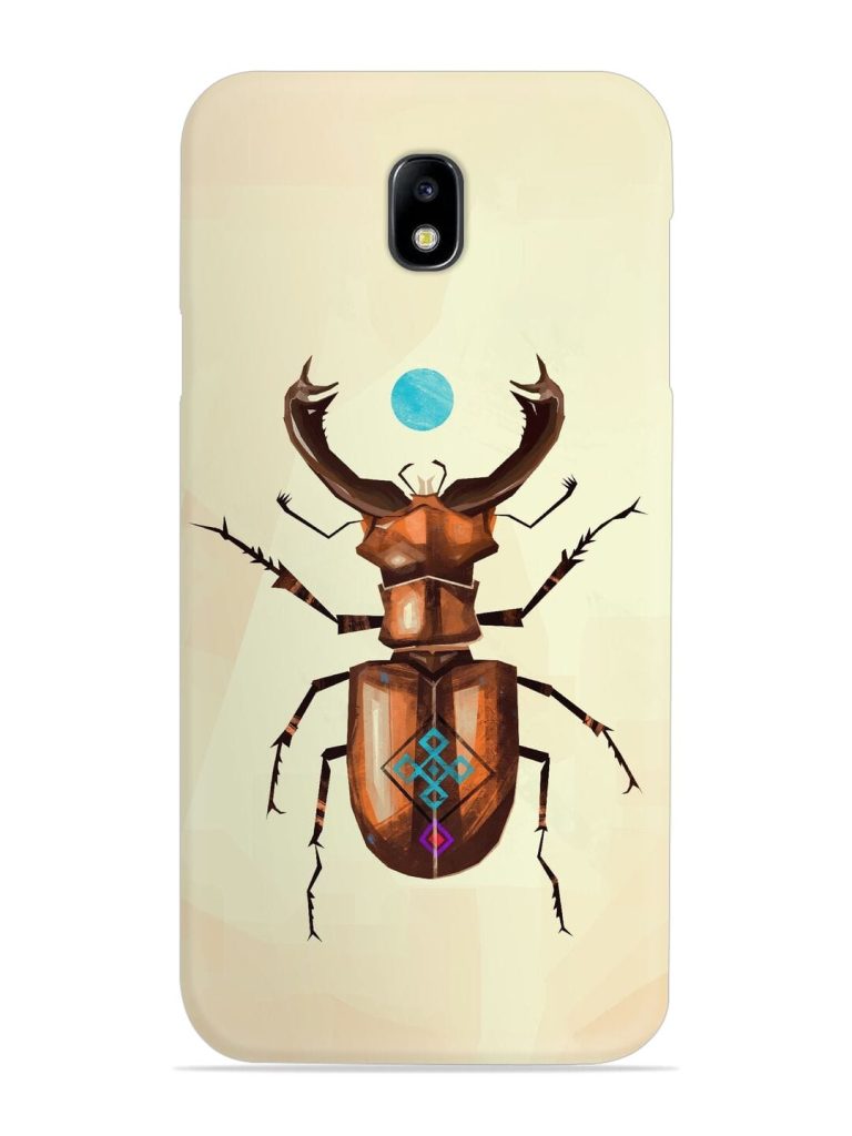 Stag Beetle Vector Snap Case for Samsung Galaxy J7 (2017)