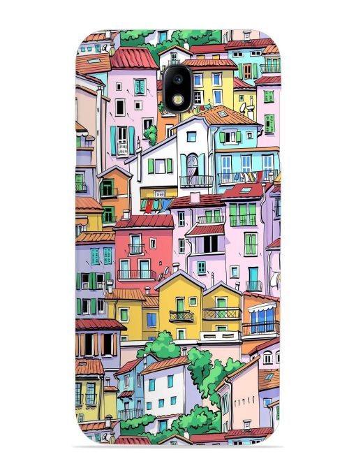 Europe Old Town Snap Case for Samsung Galaxy J7 (2017) Edge Zapvi