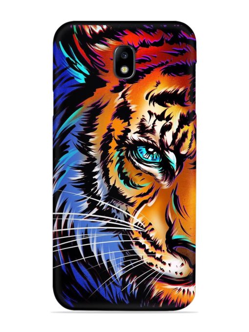 Colorful Lion Art Snap Case for Samsung Galaxy J7 (2017) Edge Zapvi