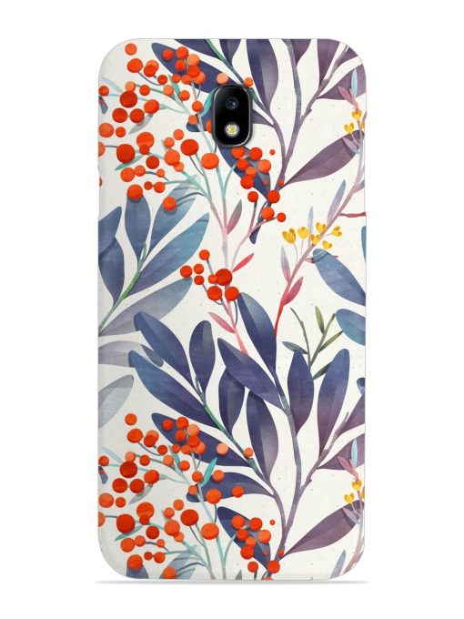 Seamless Floral Pattern Snap Case for Samsung Galaxy J7 (2017) Edge Zapvi