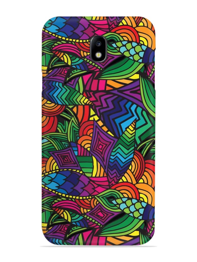 Abstract Multicolor Seamless Snap Case for Samsung Galaxy J7 (2017)