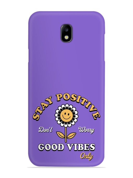 Retro Positive Flower Snap Case for Samsung Galaxy J7 (2017) Edge Zapvi