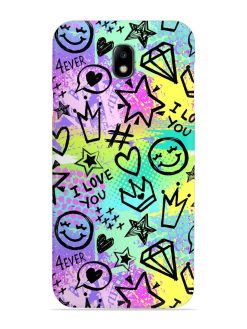 Bright Seamless Pattern Snap Case for Samsung Galaxy J7 (2017)