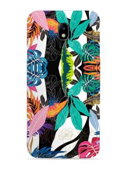 Floral Pattern Bright Snap Case for Samsung Galaxy J7 (2017)