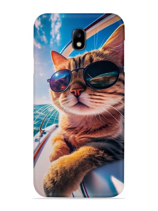 Cat In Style Snap Case for Samsung Galaxy J7 (2017) Edge Zapvi