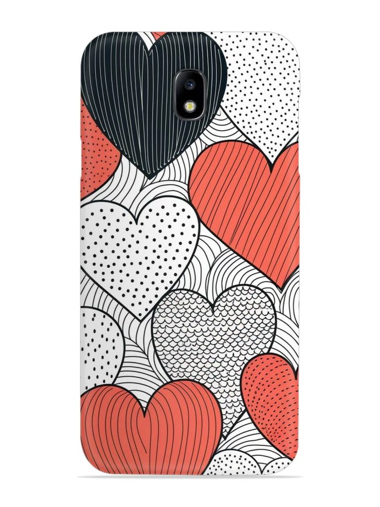 Girly Heart Seamless Snap Case for Samsung Galaxy J7 (2017)