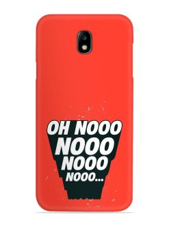 Oh Nooo Snap Case for Samsung Galaxy J7 (2017)