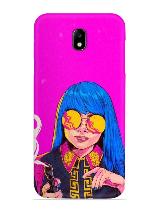 Aesthetic Anime Girl Snap Case for Samsung Galaxy J7 (2017) Edge Zapvi