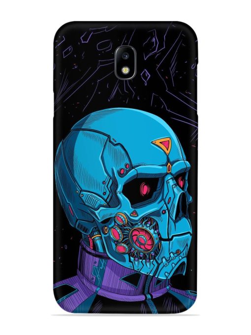 Skull Robo Vector Snap Case for Samsung Galaxy J7 (2017) Edge Zapvi