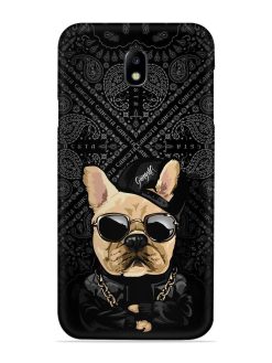 Gangsta Cool Sunglasses Dog Snap Case for Samsung Galaxy J7 (2017)