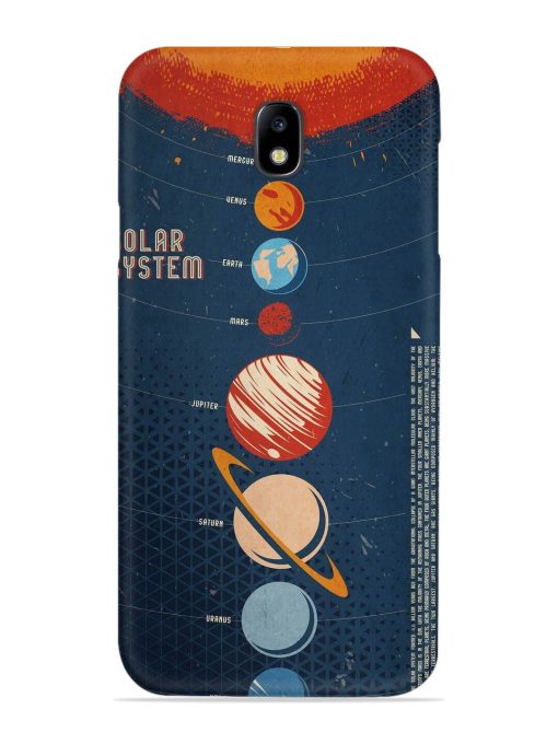 Solar System Vector Snap Case for Samsung Galaxy J7 (2017) Edge Zapvi