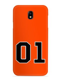 01 Number Snap Case for Samsung Galaxy J7 (2017)
