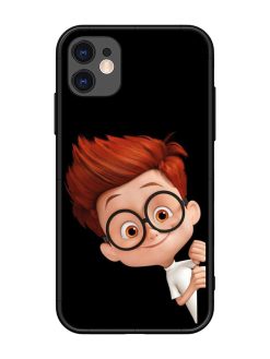 Smart Boy Cartoon Glossy Metal Phone Cover for Apple Iphone 11