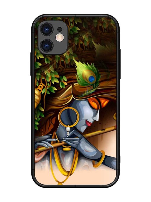 Krishna Glossy Metal Phone Cover for Apple Iphone 11 Edge Zapvi