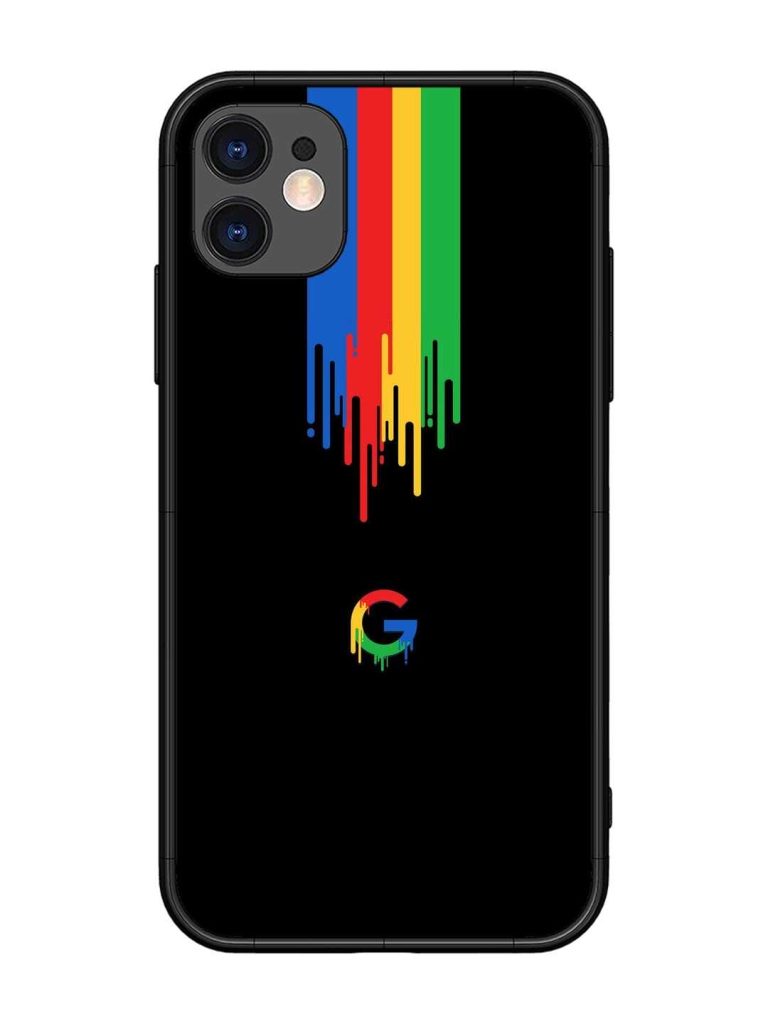 Google Logo Glossy Metal Phone Cover for Apple Iphone 11