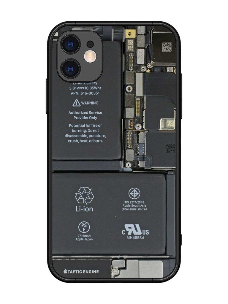 Phone Insider Glossy Metal Phone Cover for Apple Iphone 11