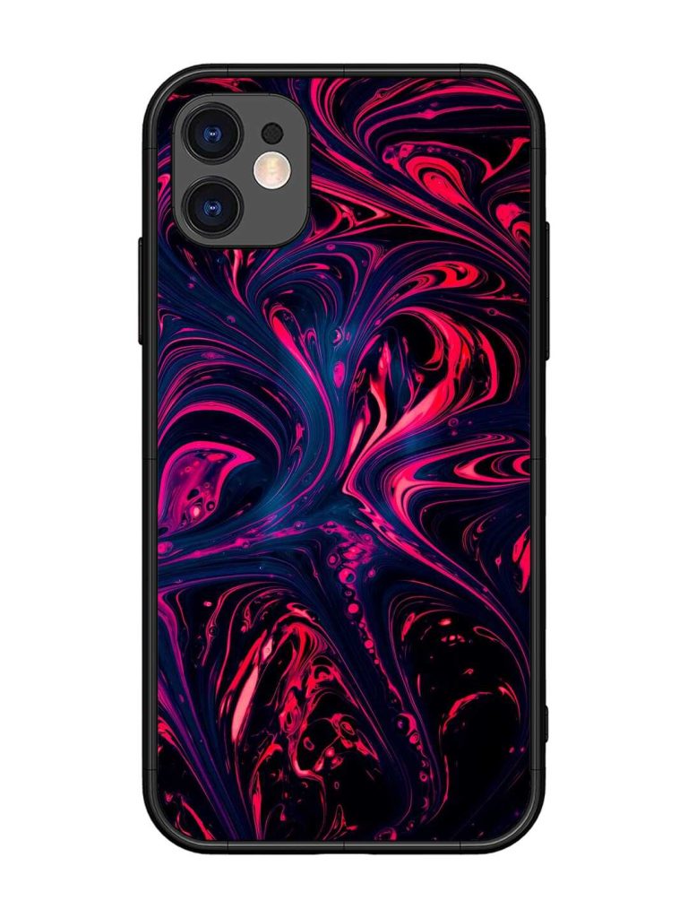Abstract Background Glossy Metal Phone Cover for Apple Iphone 11