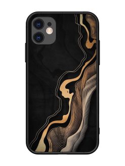 Abstract Art Glossy Metal TPU Phone Cover for Apple Iphone 11
