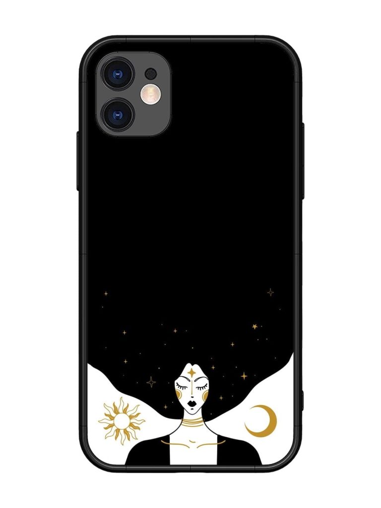 Mystical Vector Vintage Glossy Metal TPU Phone Cover for Apple Iphone 11
