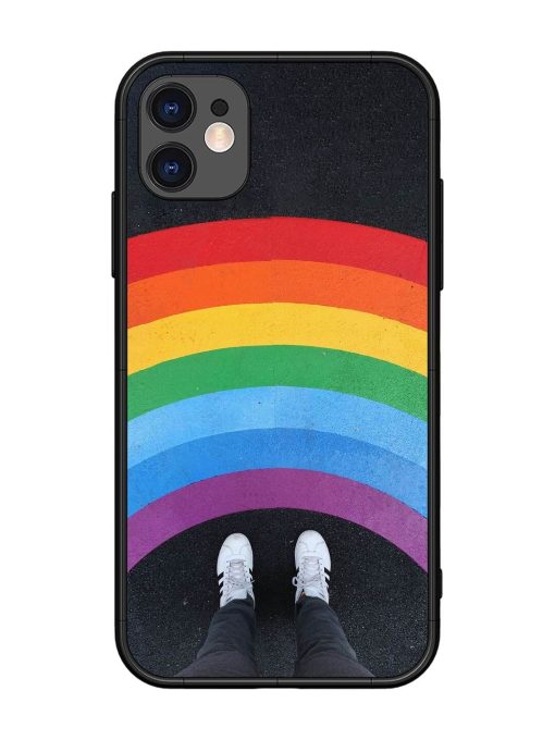 Legs Rainbow Glossy Metal TPU Phone Cover for Apple Iphone 11 Edge Zapvi