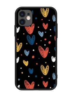 Happy Valentines Day Glossy Metal TPU Phone Cover for Apple Iphone 11
