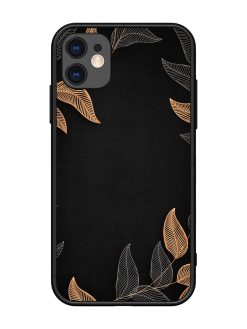 Foliage Art Glossy Metal Phone Cover for Apple Iphone 11