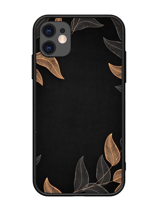 Foliage Art Glossy Metal Phone Cover for Apple Iphone 11 Edge Zapvi