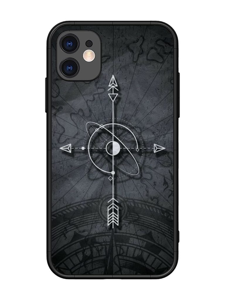 Lighting Cross Glossy Metal Phone Cover for Apple Iphone 11