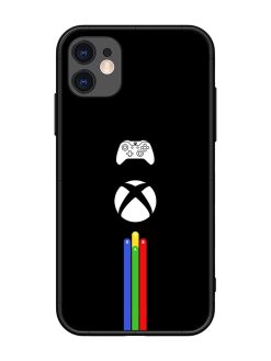 Dot Diacritic Glossy Metal Phone Cover for Apple Iphone 11