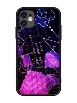 Math Physics Formula Art Glossy Metal Phone Cover for Apple Iphone 11