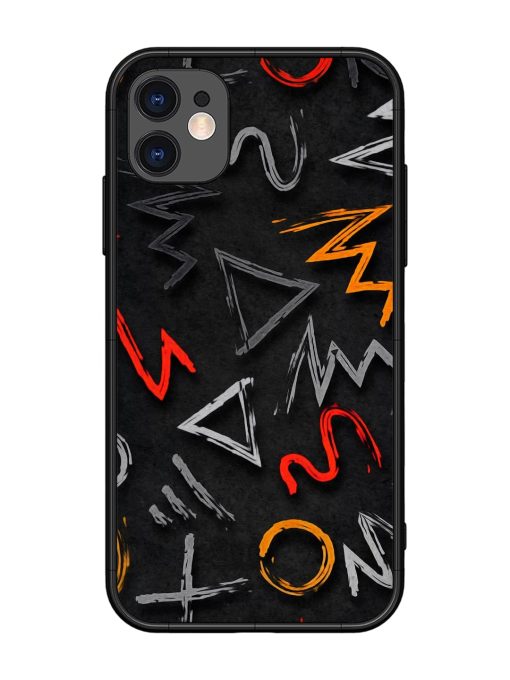 Grungy Graffiti Glossy Metal Phone Cover for Apple Iphone 11 Edge Zapvi