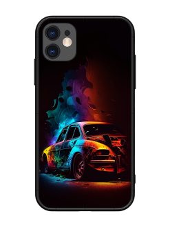 High Classic Car Art Glossy Metal Phone Cover for Apple Iphone 11