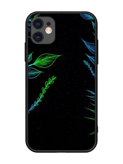 Aesthetic Neon Glossy Metal Phone Cover for Apple Iphone 11