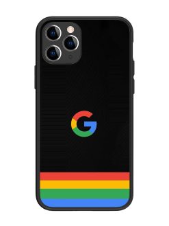 Google Logo Art Glossy Metal Phone Cover for Apple Iphone 11 Pro