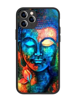 Buddha Painting Glossy Metal Phone Cover for Apple Iphone 11 Pro