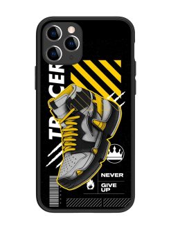 Shoe Background Glossy Metal Phone Cover for Apple Iphone 11 Pro