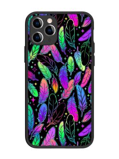 Bright Multi Colored Seamless Glossy Metal Phone Cover for Apple Iphone 11 Pro